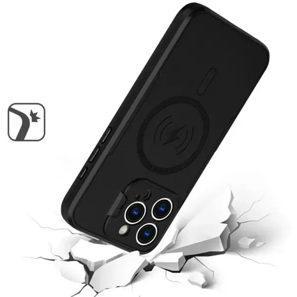 HR CASES IPHONE 16 PRO MAX 6.9 INCH MAGNETIC RING CIRCLE (PGMGCAP-MAX16-BK)