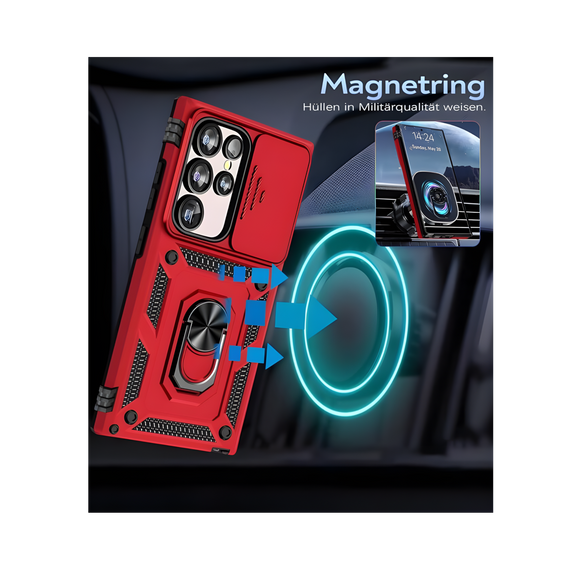 HR CASES SAMSUNG GALAXY S24 ULTRA (QBWLT-S24UL-RED)