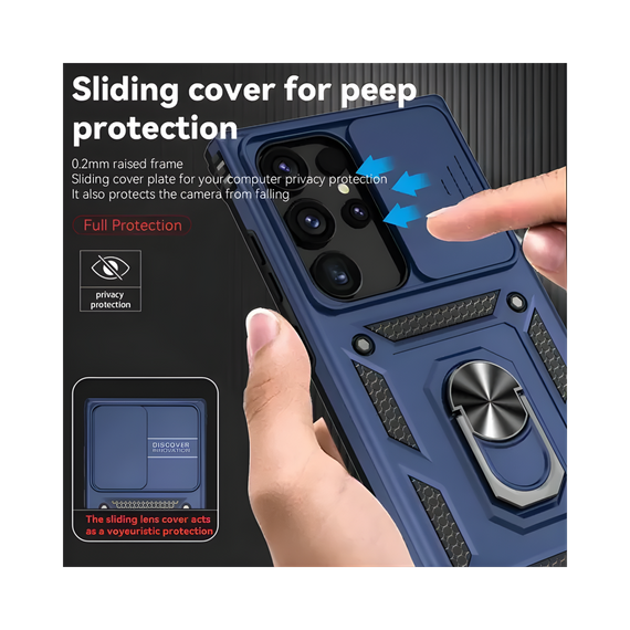HR CASES SAMSUNG GALAXY S24 ULTRA (QBFNST-S24UL-BLUE)