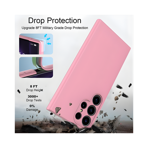 HR CASES SAMSUNG GALAXY S24 ULTRA (QBSTRD-S24UL-PNK)