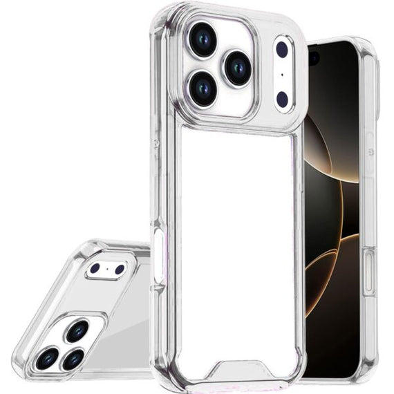 HR CASES APPLE IPHONE 17 PRO MAX CLEAR+CLEAR (QBCLTPU-17MAX-CLRCLR)