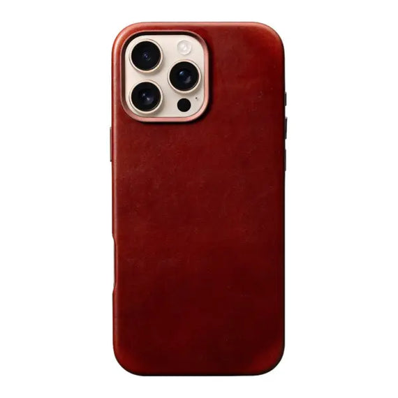 HR CASES IPHONE 16 PRO 6.3 INCH LUXURY WALLET (QBWLT-IP16PRO-RED)